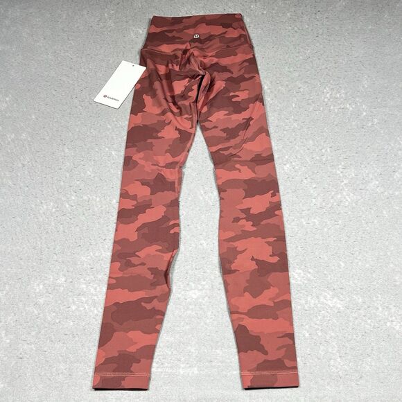 Lululemon Legging Womens Sz 0 Incognito Camo Multi Align Hi-Rise $98  Active NWT - Picture 8 of 12